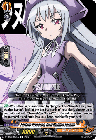 Torture Princess, Iron Maiden Jeanne - D-TB03/103EN