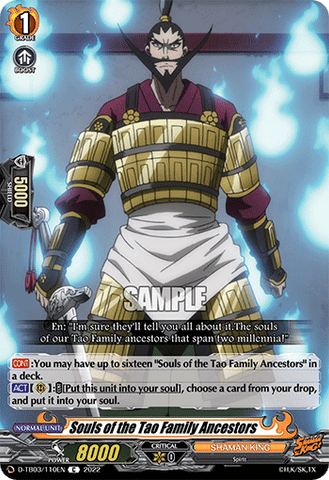 Souls of the Tao Family Ancestors - D-TB03/110EN