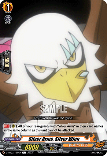 Silver Arms, Silver Wing - D-TB03/120EN