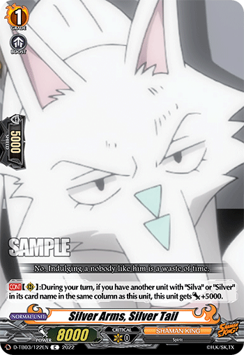 Silver Arms, Silver Tail - D-TB03/122EN