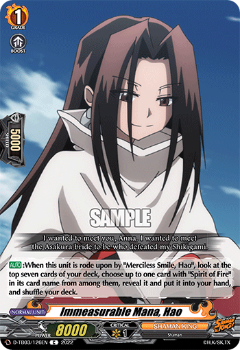Immeasurable Mana, Hao - D-TB03/126EN