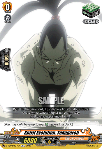 Spirit Evolution, Tokageroh - D-TB03/137EN