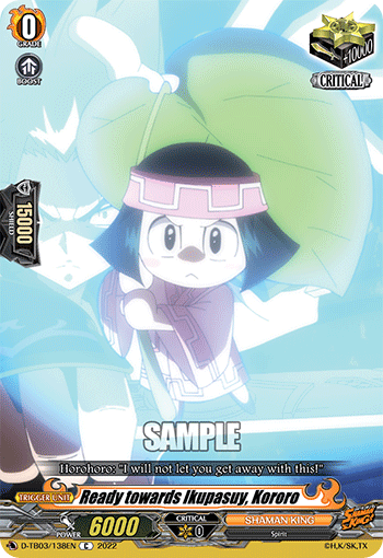 Ready towards Ikupasuy, Kororo - D-TB03/138EN