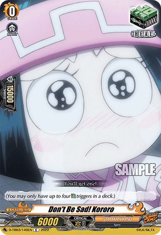 Don't Be Sad! Kororo - D-TB03/140EN