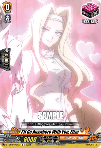 I'll Go Anywhere With You, Eliza - D-TB03/142EN