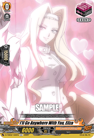 I'll Go Anywhere With You, Eliza - D-TB03/142EN