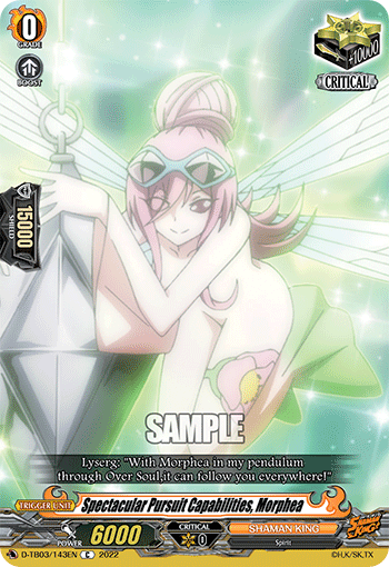 Spectacular Pursuit Capabilities, Morphea - D-TB03/143EN