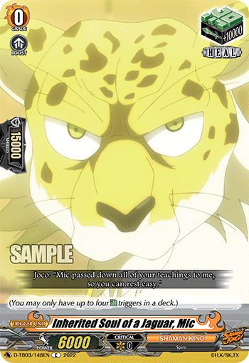Inherited Soul of a Jaguar, Mic - D-TB03/148EN