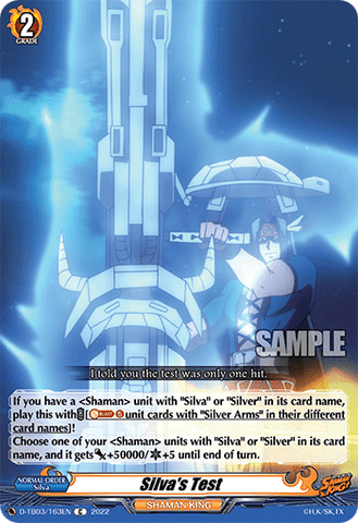 Silva's Test - D-TB03/163EN