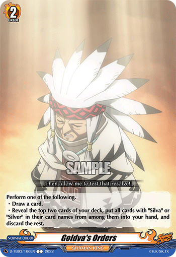 Goldva's Orders - D-TB03/166EN