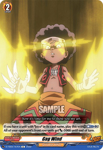 Gag Wind - D-TB03/167EN