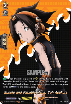 Supple and Flexible Mana, Yoh Asakura (SKR) - D-TB03/SKR003EN