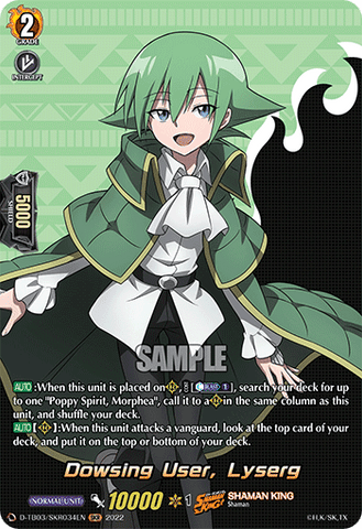Dowsing User, Lyserg (SKR) - D-TB03/SKR034EN