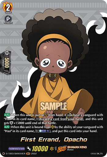First Errand, Opacho (SKR) - D-TB03/SKR044EN