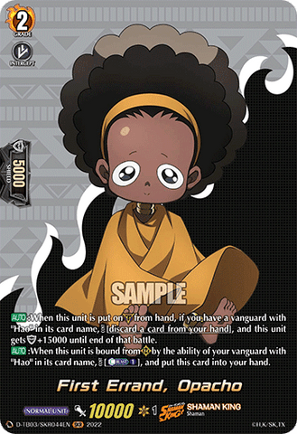 First Errand, Opacho (SKR) - D-TB03/SKR044EN