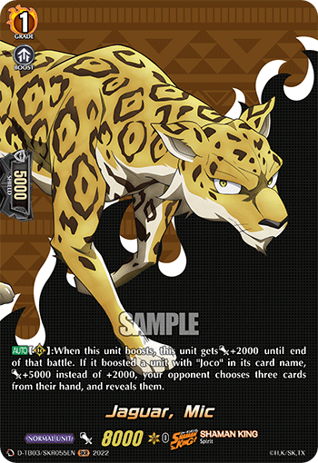 Jaguar, Mic (SKR) - D-TB03/SKR055EN