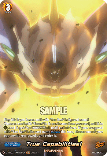 True Capabilities! (SKR) - D-TB03/SKR075EN
