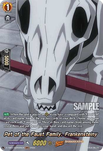 Pet of the Faust Family, Frankensteiny (SKR) - D-TB03/SKR095EN
