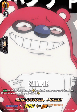 Mischievous, Ponchi (SKR) - D-TB03/SKR106EN