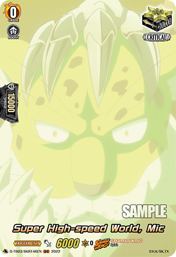 Super High-speed World, Mic (SKR) - D-TB03/SKR146EN