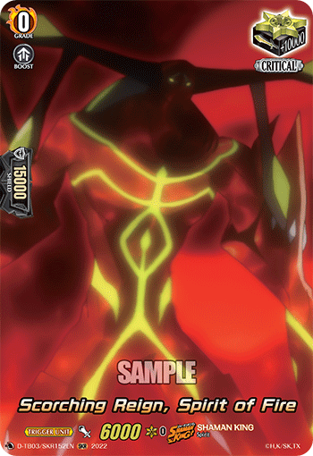 Scorching Reign, Spirit of Fire (SKR) - D-TB03/SKR152EN