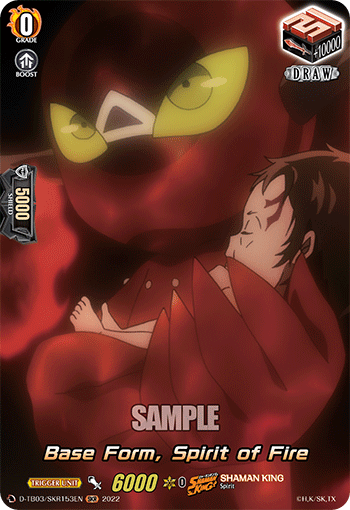 Base Form, Spirit of Fire (SKR) - D-TB03/SKR153EN
