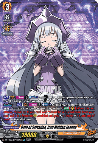 Oath of Salvation, Iron Maiden Jeanne (SP) - D-TB03/SP18EN