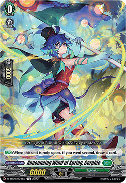 Announcing Wind of Spring, Corphie - D-TD01/004EN