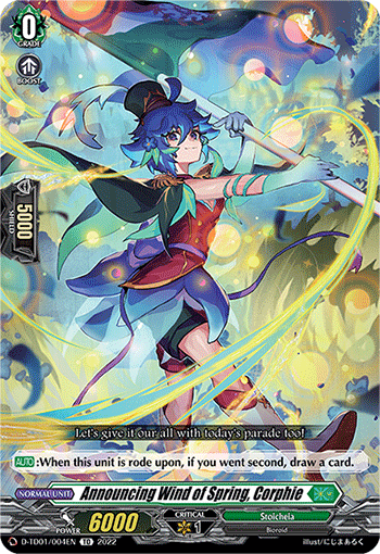 Announcing Wind of Spring, Corphie - D-TD01/004EN