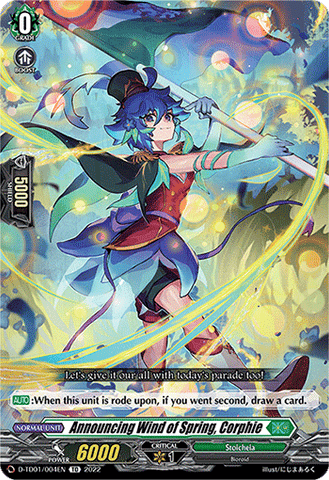 Announcing Wind of Spring, Corphie - D-TD01/004EN