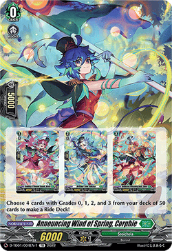Announcing Wind of Spring, Corphie (Tutorial Card) - D-TD01/004EN-T