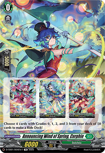 Announcing Wind of Spring, Corphie (Tutorial Card) - D-TD01/004EN-T
