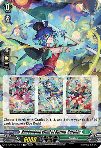 Announcing Wind of Spring, Corphie (Tutorial Card) - D-TD01/004EN-T