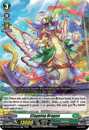 Clapping Dragon (Foil) - D-TD01/016EN-R