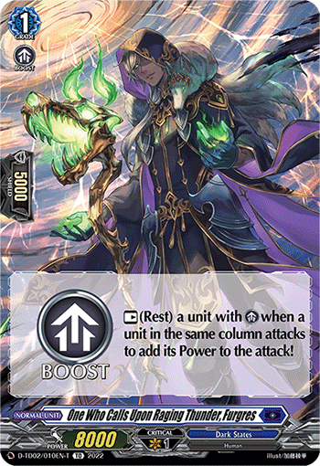 One Who Calls Upon Raging Thunder, Furgres (Tutorial Card) - D-TD02/010EN-T