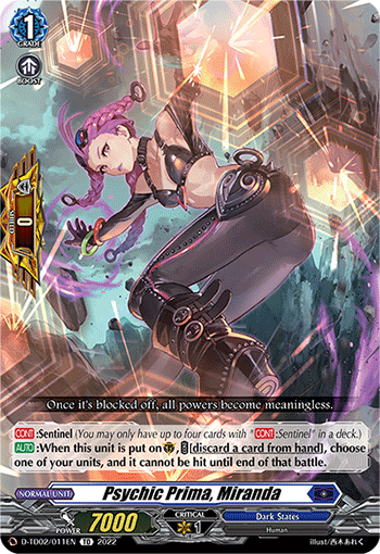 Psychic Prima, Miranda - D-TD02/011EN