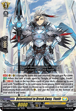 Determined to Break Away, Youth (Foil) - D-TD03/003EN-R