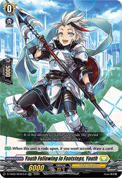 Youth Following in Footsteps, Youth (Foil) - D-TD03/004EN-R