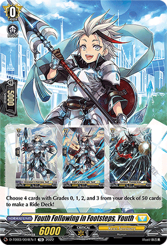 Youth Following in Footsteps, Youth (Tutorial Card) - D-TD03/004EN-T
