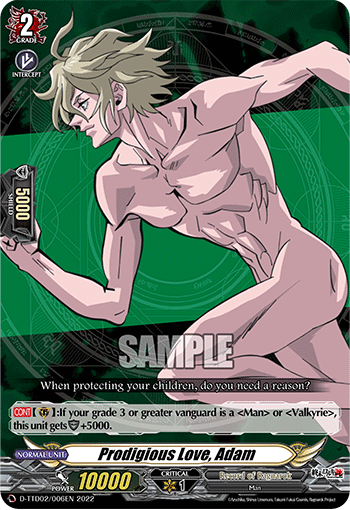 Prodigious Love, Adam - D-TTD02/006EN