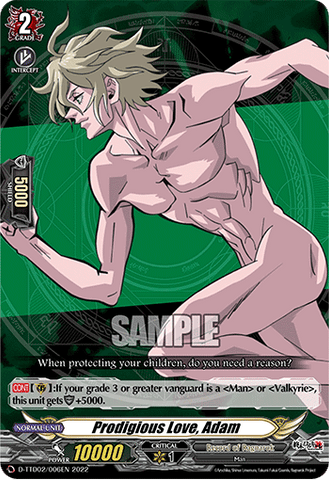 Prodigious Love, Adam - D-TTD02/006EN