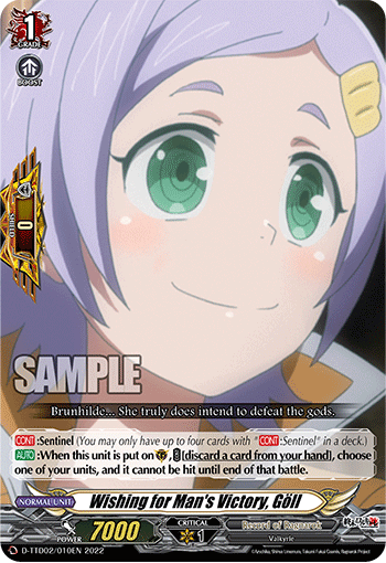 Wishing for Man's Victory, Göll - D-TTD02/010EN
