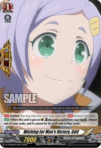 Wishing for Man's Victory, Göll - D-TTD02/010EN