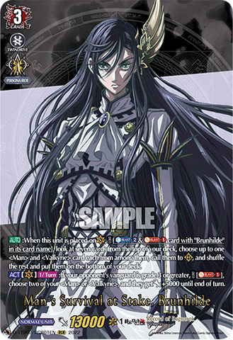 Man's Survival at Stake, Brunhilde (RGR) - D-TTD02/RGR01EN