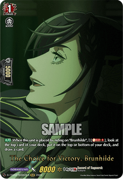 The Choice for Victory, Brunhilde (RGR) - D-TTD02/RGR03EN