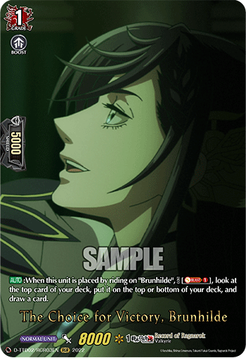 The Choice for Victory, Brunhilde (RGR) - D-TTD02/RGR03EN