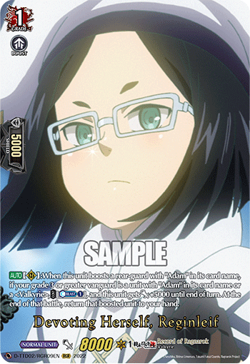 Devoting Herself, Reginleif (RGR) - D-TTD02/RGR09EN