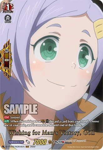 Wishing for Man's Victory, Göll (RGR) - D-TTD02/RGR10EN