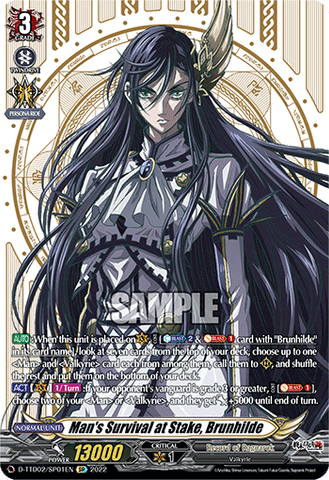 Man's Survival at Stake, Brunhilde (SP) - D-TTD02/SP01EN