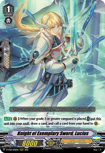 Knight of Exemplary Sword, Lucius - D-VS01/006EN